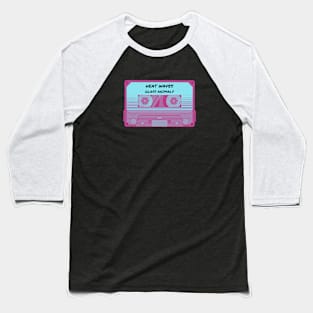 Heat Waves, Glass Animals, Vibrant Retro Music Cassette Baseball T-Shirt